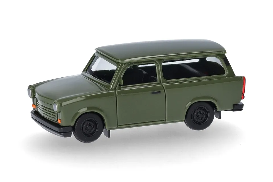 herpa-trabant-1-1-universal-modellauto-olivgr-n-1-87 image 1