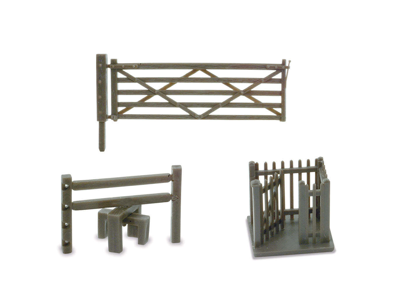 peco-nb-46-weidetore-bausatz-spur-n-7-teilig-holz image 1