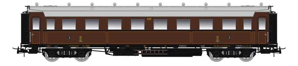 saxonia-87176-c4-sa-07-personenwagen-h0-k-s-chs-ep-i-beleuchtet image 1