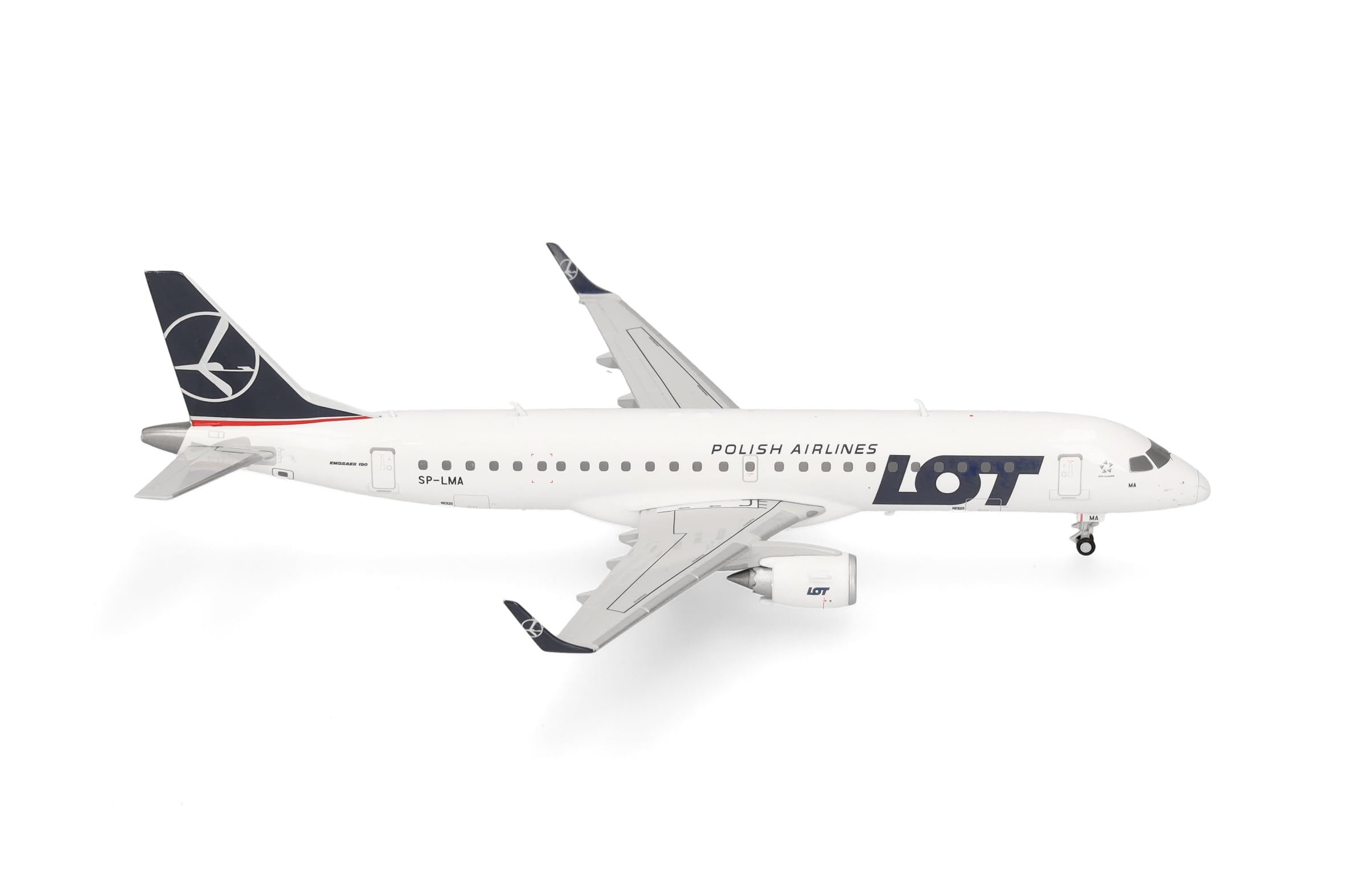 herpa-wings-lot-embraer-e190-1-200-mit-standfu image 1