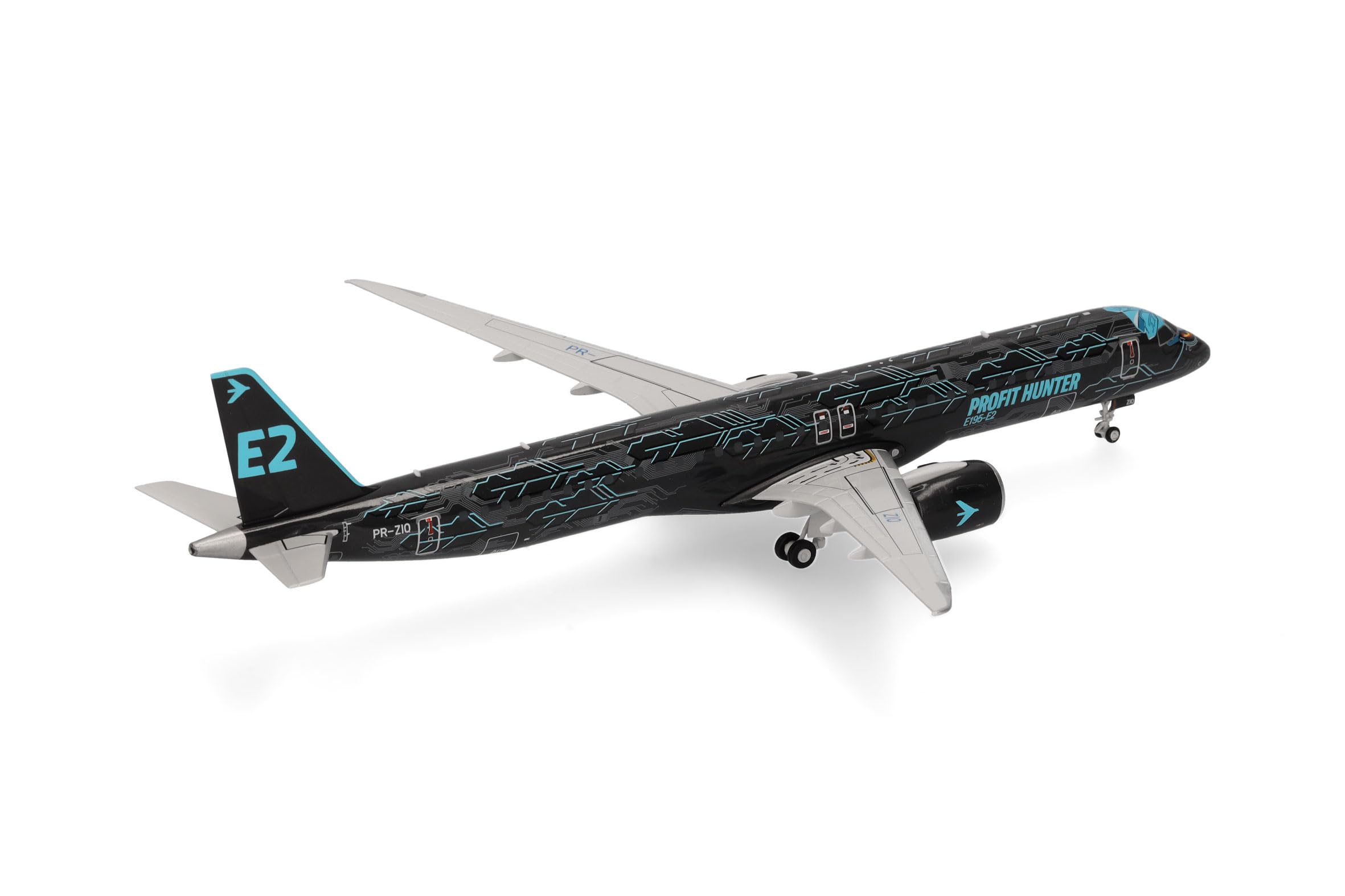 herpa-572989-embraer-e195-e2-tech-eagle-1-200-kunststoff image 3