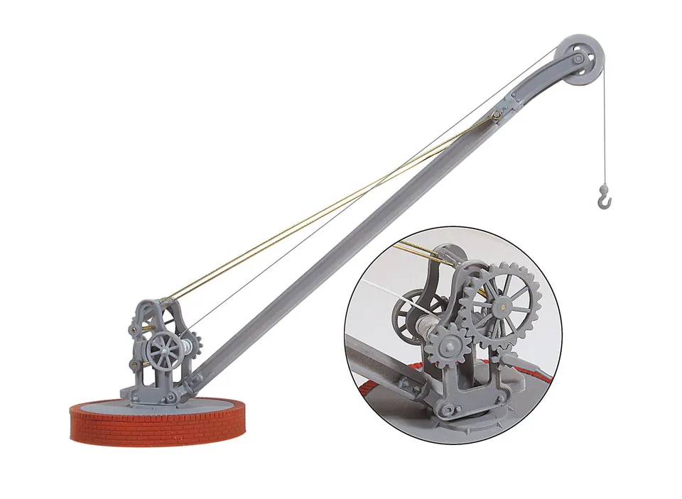 peco-lk35-lineside-goods-yard-crane-kran-oo-bausatz image 1