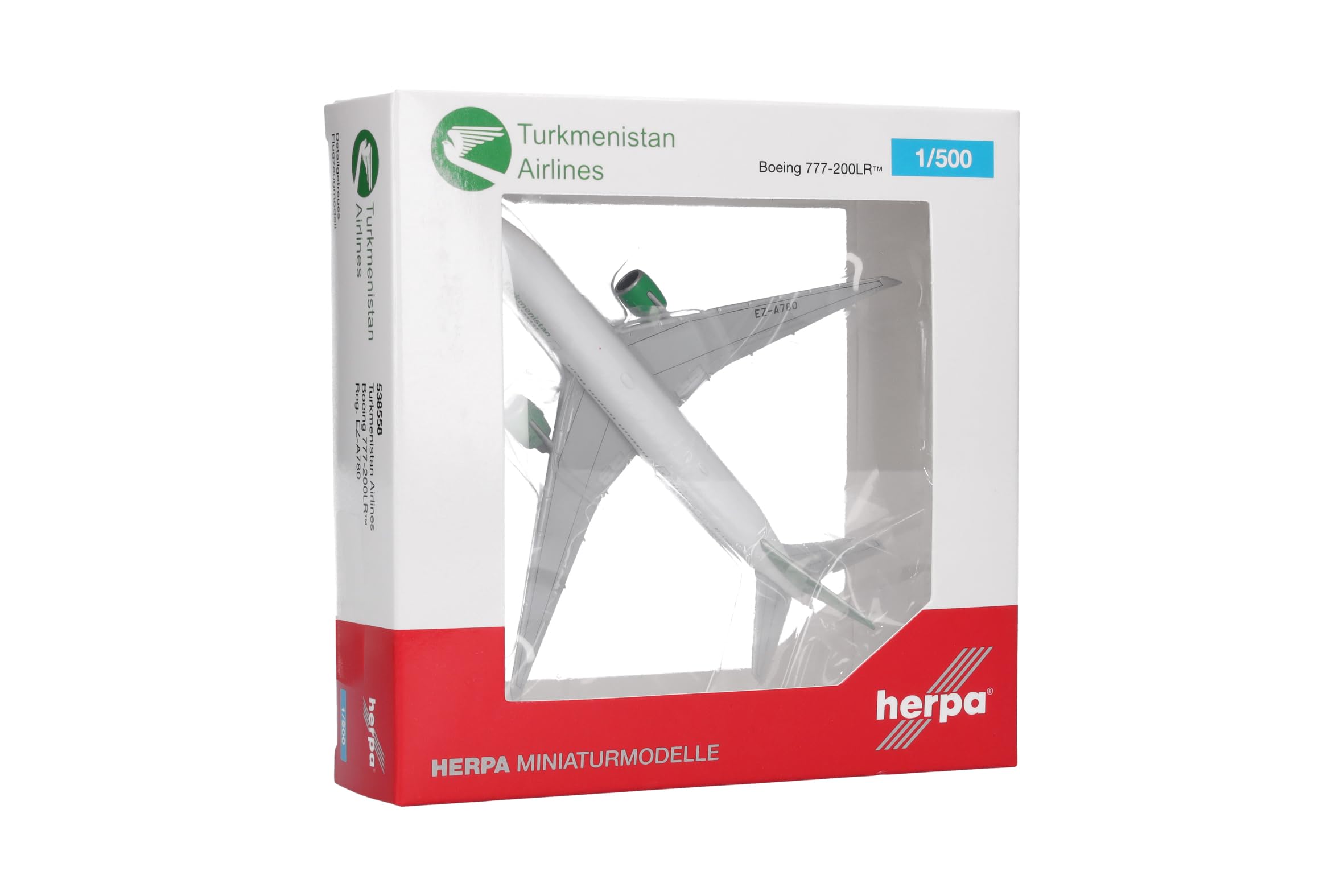 herpa-wings-turkmenistan-b777-200lr-flugzeugmodell-1-500-metall image 5