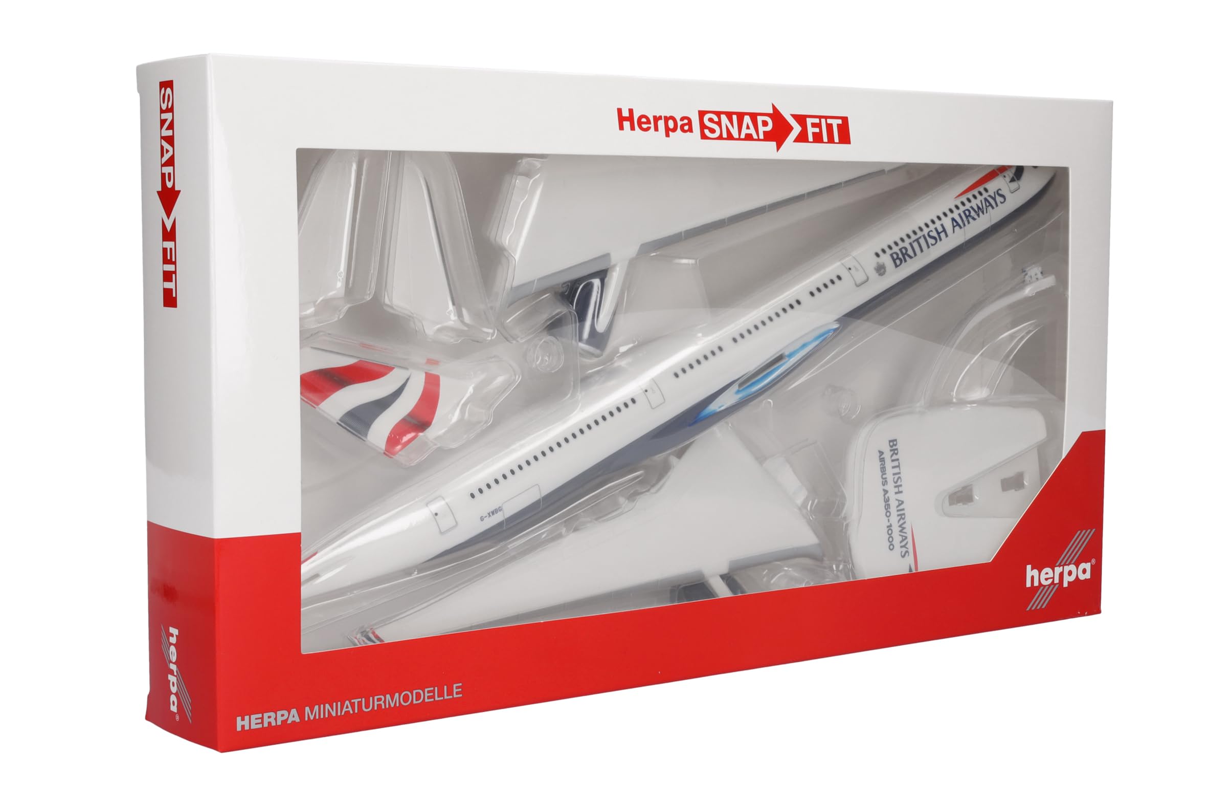 herpa-snapfit-british-airways-a350-1000-flugzeugmodell-1-200-g-xwbg image 6