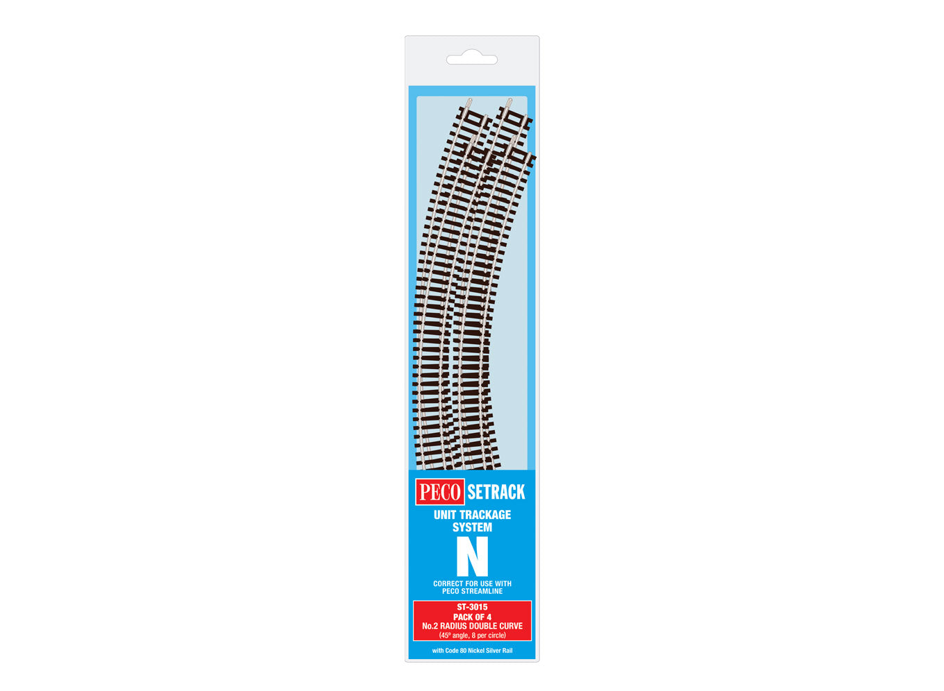 peco-st3015-setrack-gleis-bogen-n-2-radius-4er image 1