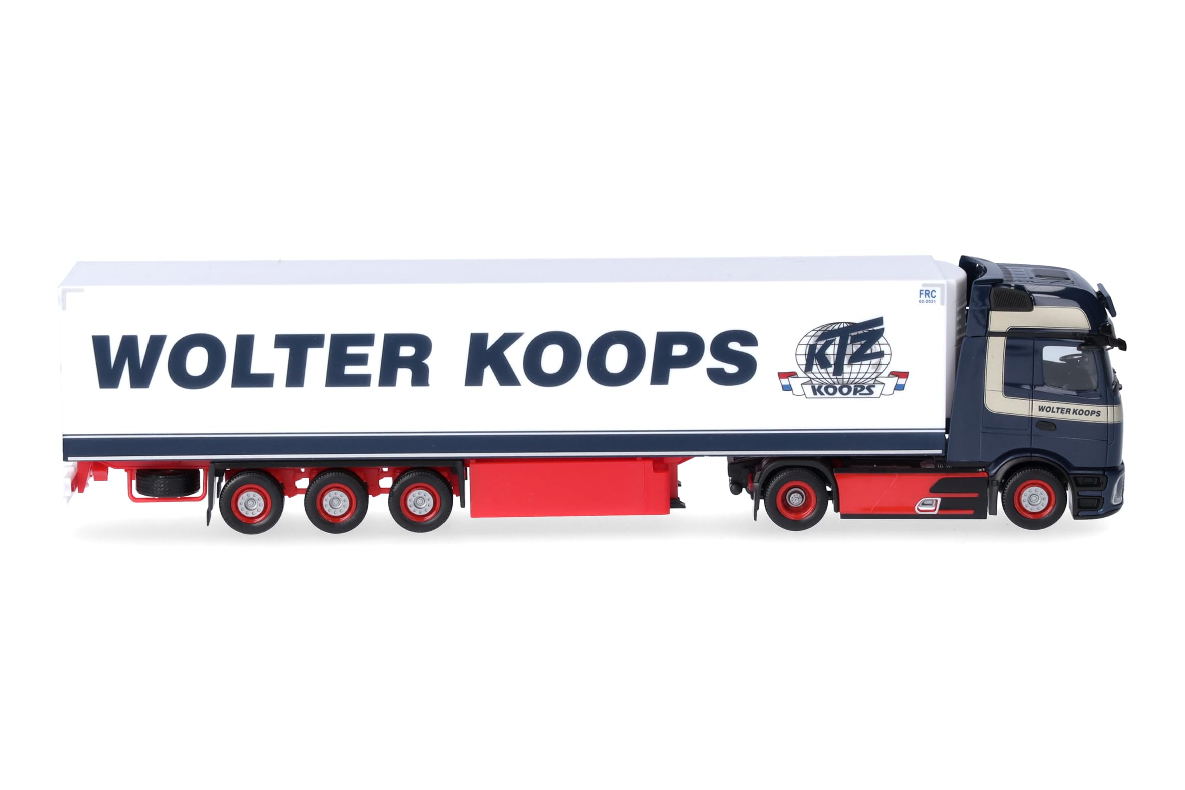 herpa-mercedes-actros-l-procabin-lkw-modell-wolter-koops-1-87 image 3