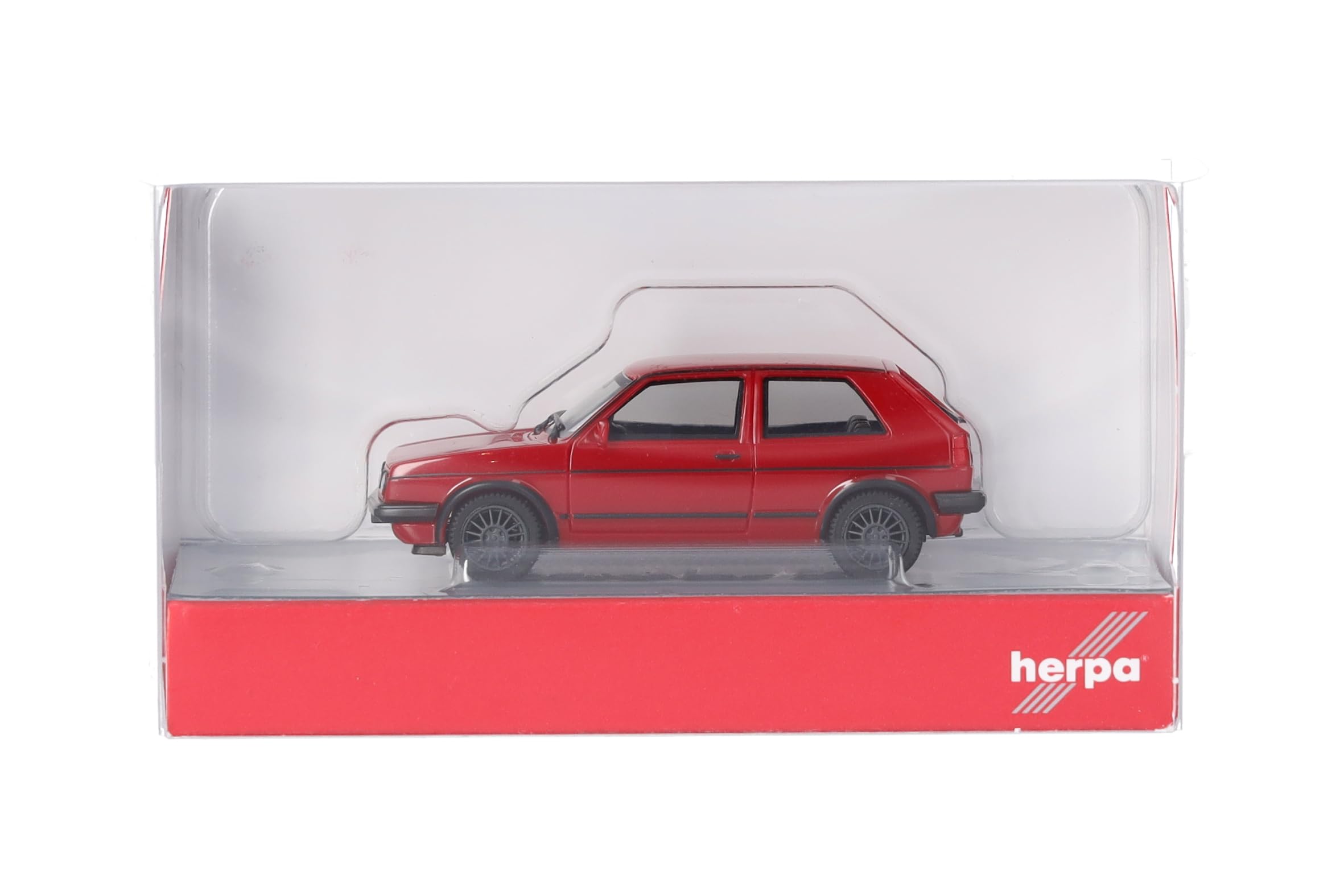 herpa-vw-golf-ii-gti-modellauto-1-87-tornadorot image 5