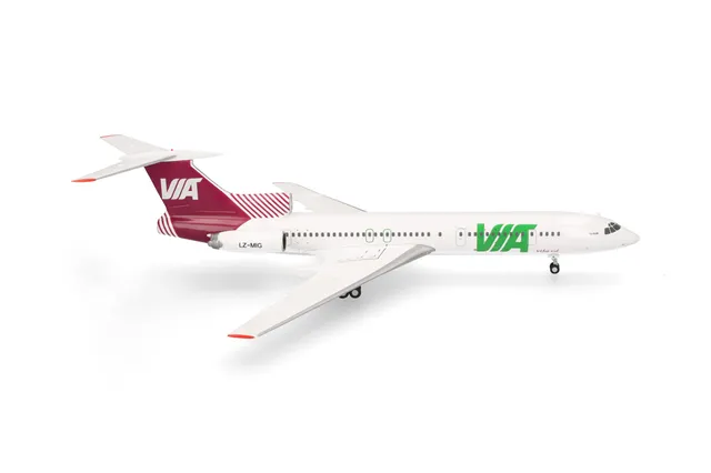 herpa-wings-air-via-tupolev-tu-154m-flugzeugmodell-1-200 image 1