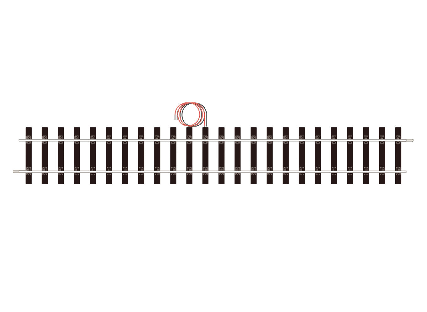 peco-setrack-st702-gleis-gerade-elektro-spur-0-bullhead image 1