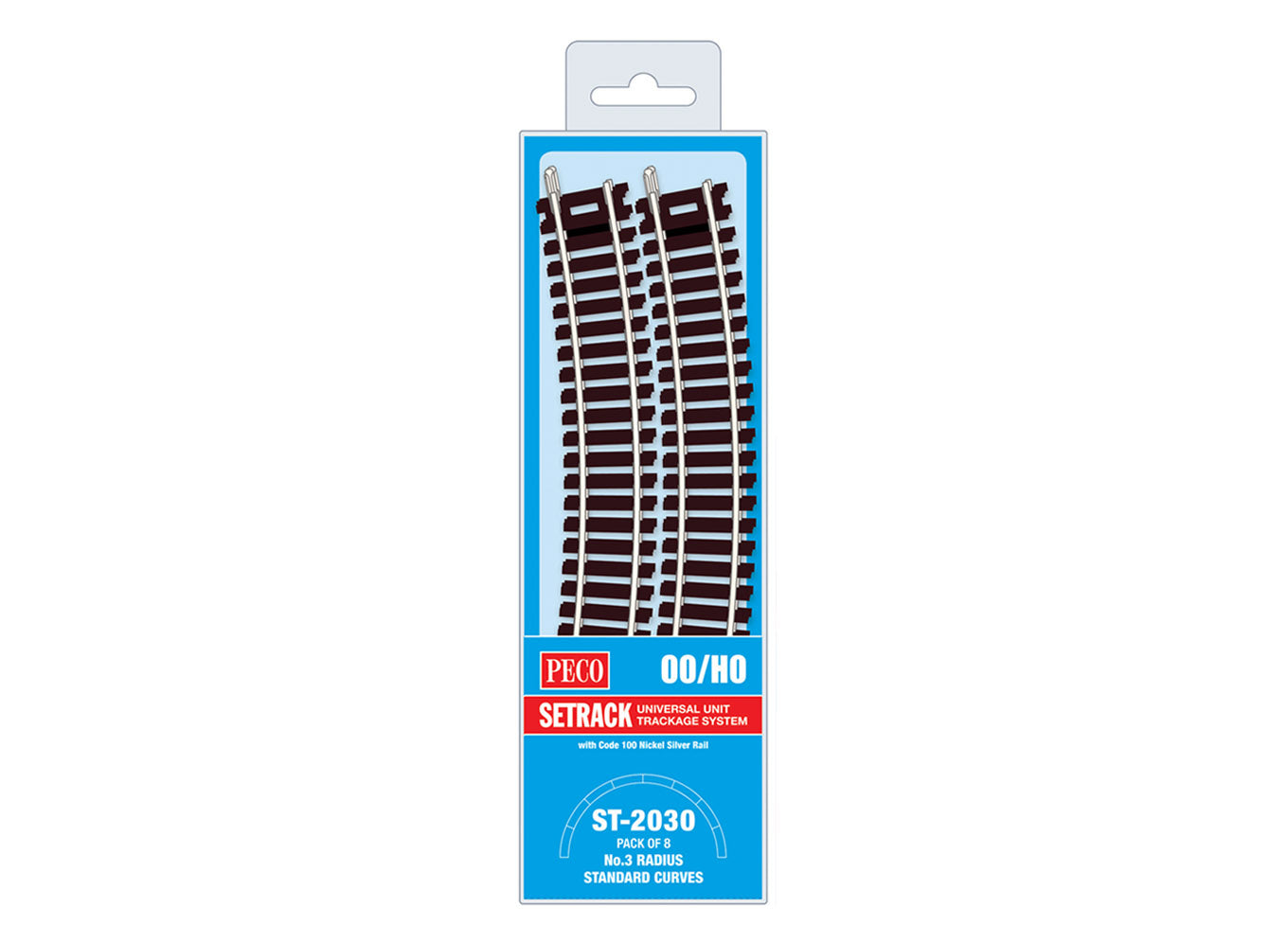 peco-st2030-setrack-kurvengleis-radius-3-code100-8-st-ck image 1