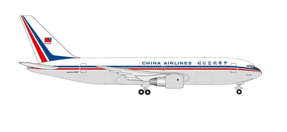 herpa-wings-boeing-767-200-flugzeugmodell-china-airlines-b-1836 image 1