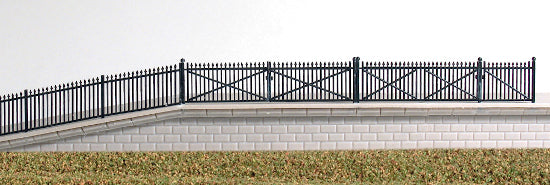 ratio-246-zaun-gwr-spear-fencing-n-schwarz-mit-toren image 1
