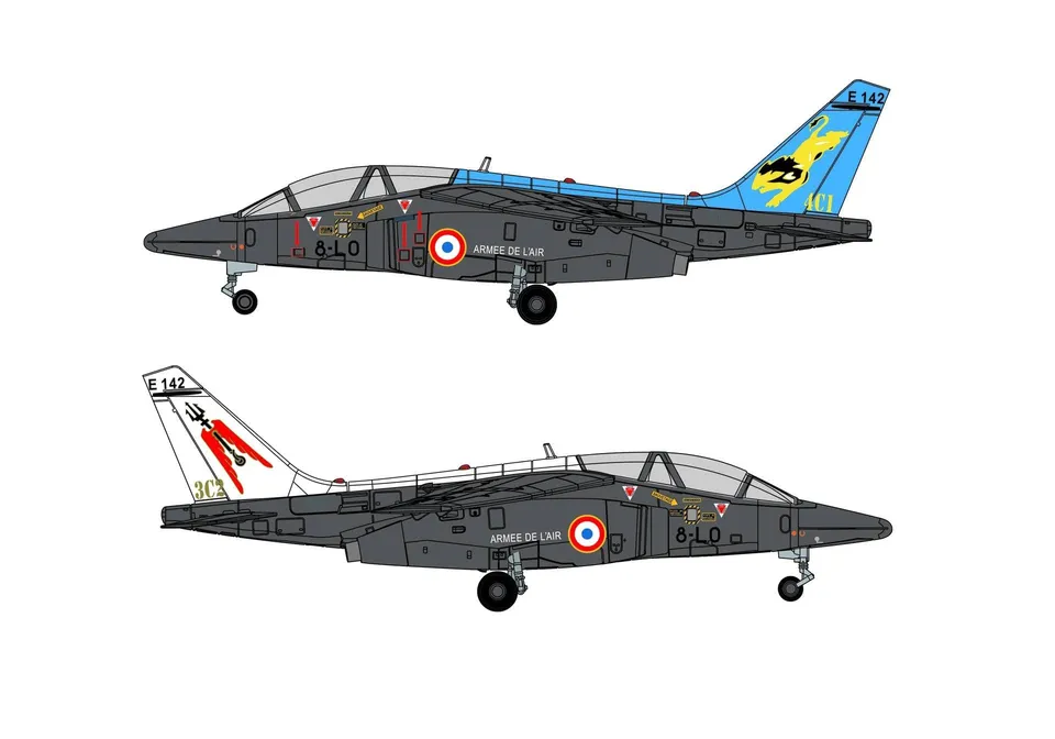 herpa-wings-french-air-force-alpha-jet-e-modellflugzeug-1-72-metall image 1