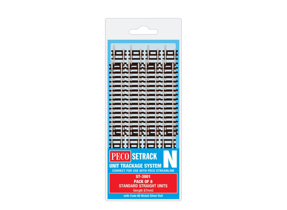 peco-setrack-st3001-gleis-gerade-spur-n-8er-set-code-80 image 1