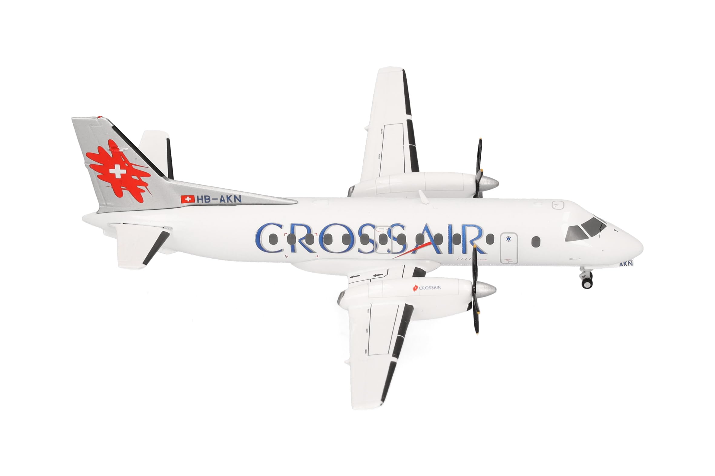 herpa-saab-340-crossair-last-color-1-200-metall-ohne-standfu image 1