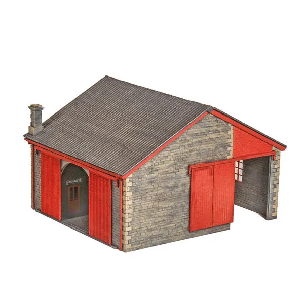 peco-lk12102-gwr-g-terschuppen-bausatz-tt-120-holz image 1