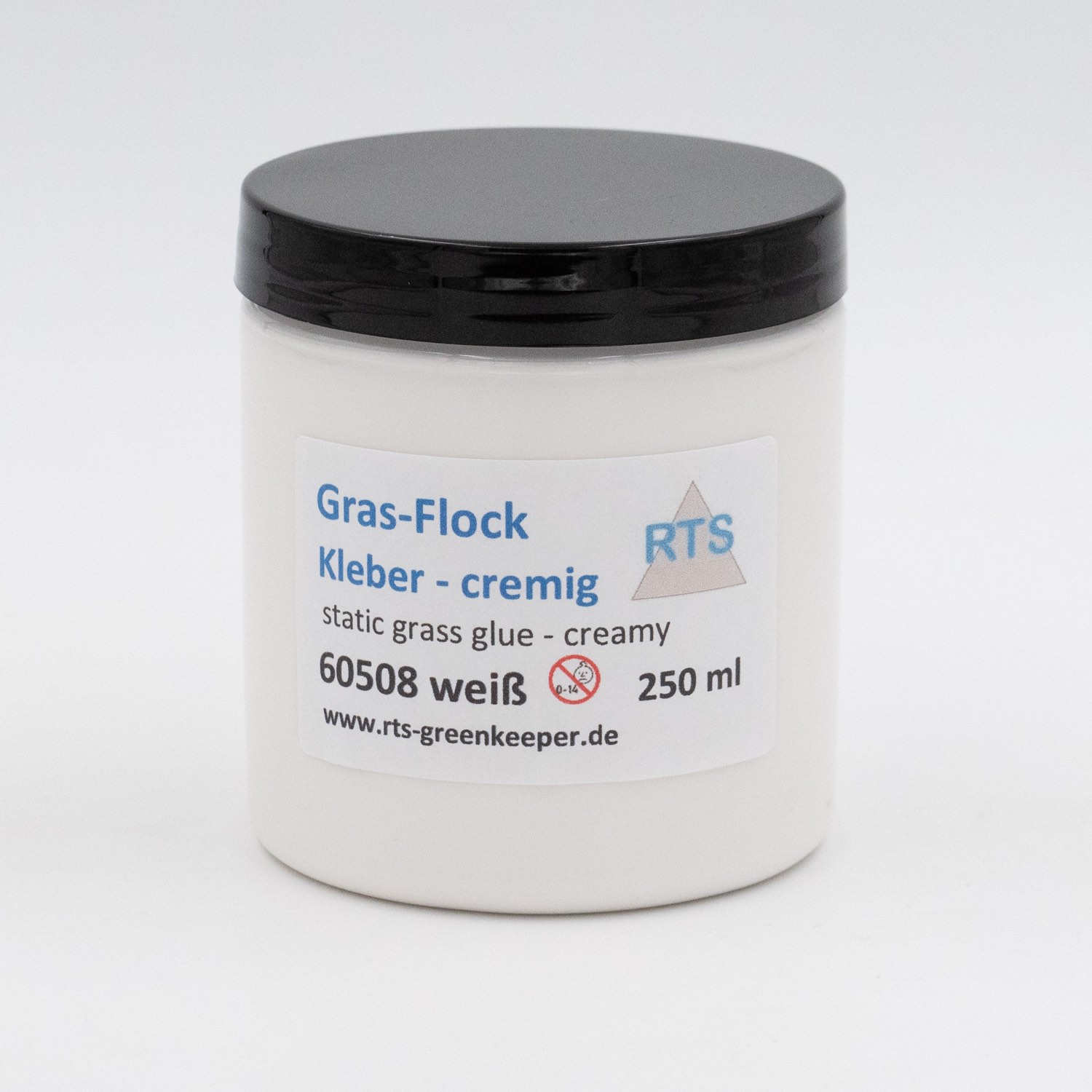 rts-greenkeeper-klebstoffe-gras-flock-kleber-wei-250-ml image 1