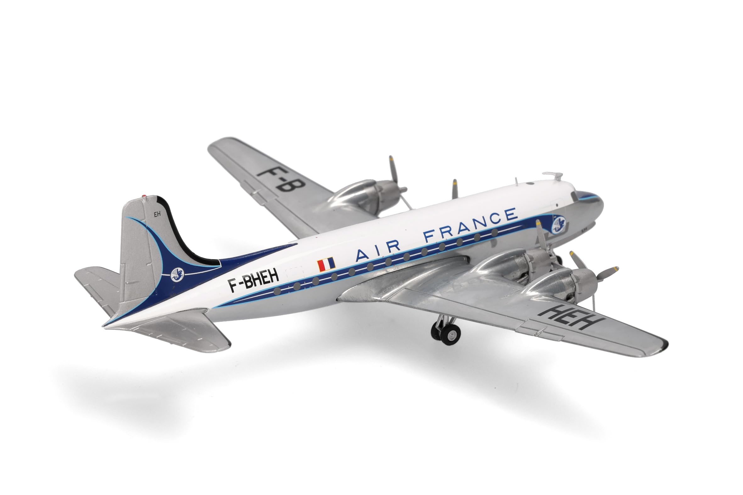 herpa-wings-air-france-douglas-dc-4-flugzeugmodell-1-200-metall image 3