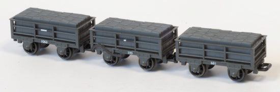 peco-peco-gr323-oo-9-schieferwagen-dunkelgrau-3er-set image 1