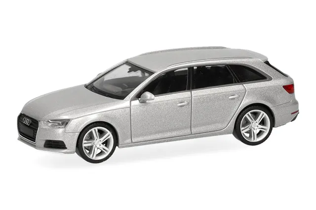 herpa-cars-trucks-audi-a4-avant-modellauto-1-87-eissilber image 1