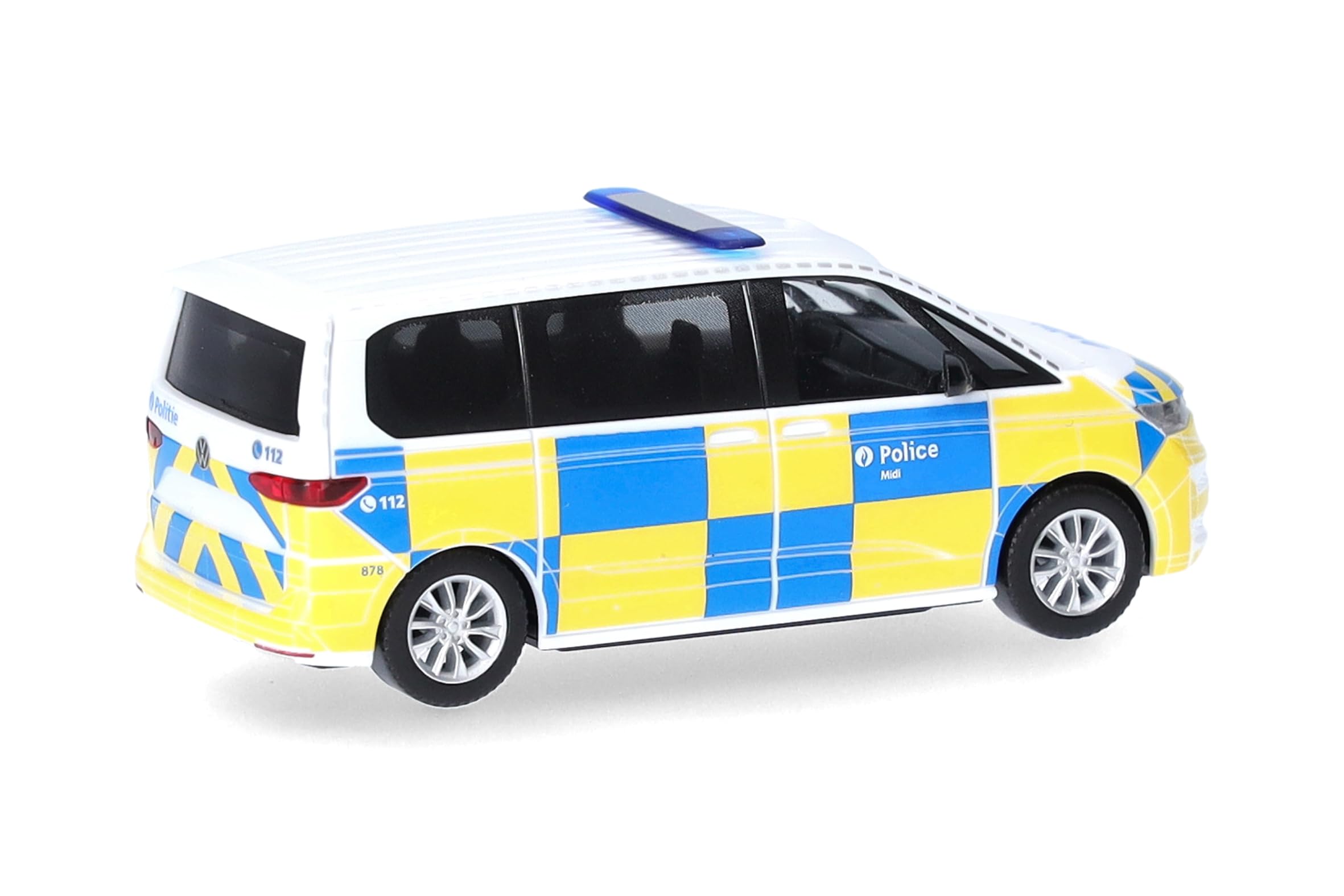 herpa-cars-trucks-vw-multivan-politie-modellauto-1-87-belgien image 2