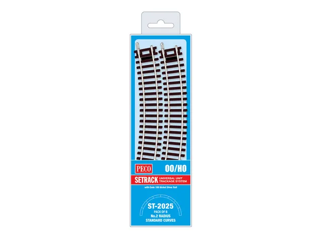 peco-st2025-setrack-gleisbogen-r2-code-100-oo-ho-8er image 1