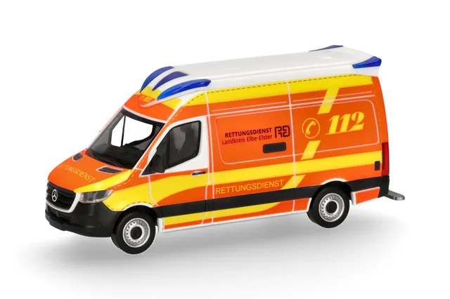 herpa-mercedes-sprinter-18-delfis-rtw-modellauto-1-87 image 1