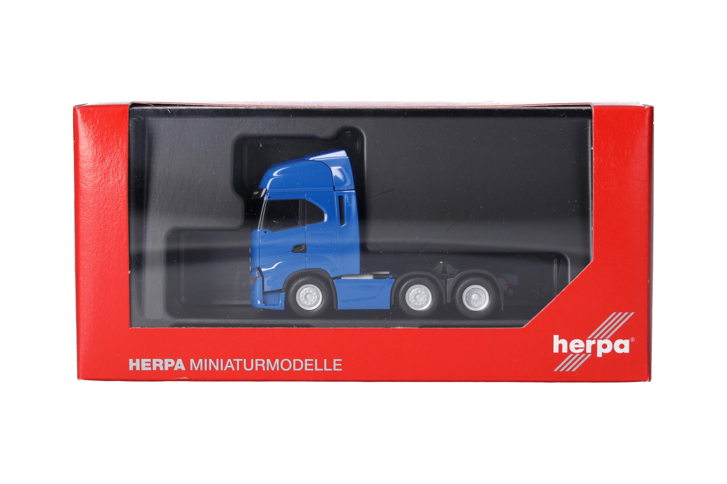 herpa-iveco-s-way-zugmaschine-3achs-lkw-modell-verkehrsblau-1-87 image 5