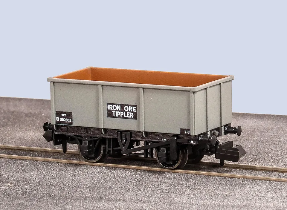 peco-nr1501b-br-iron-ore-tippler-g-terwagen-spur-n-grau image 1