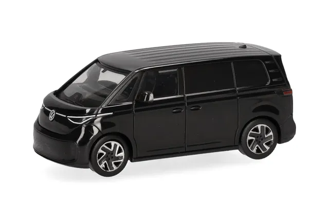 herpa-vw-id-buzz-modellauto-1-87-schwarz-kunststoff-h0 image 1