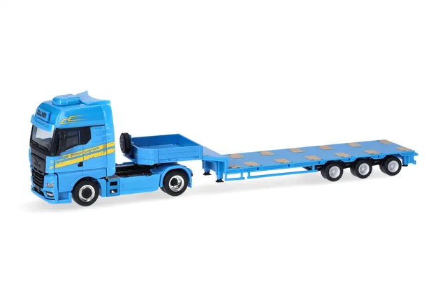 herpa-man-tgx-gx-semitieflader-sattelzug-zillner-lkw-1-87-h0 image 1