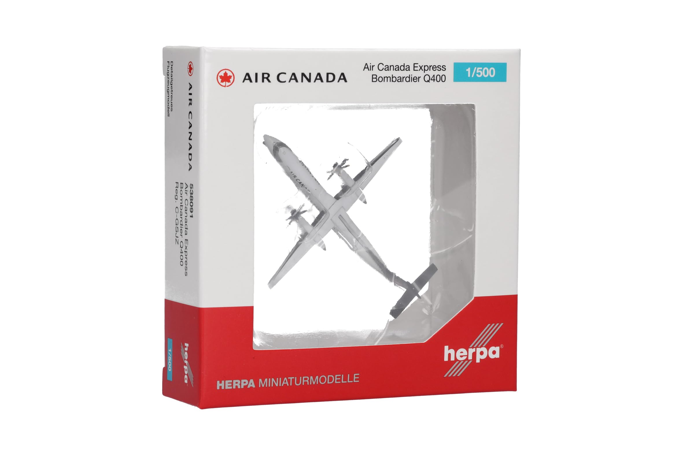 herpa-wings-air-canada-express-q400-modellflugzeug-1-500-metall image 5