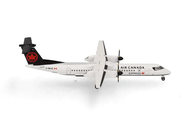 herpa-wings-air-canada-express-q400-modellflugzeug-1-500-metall image 1