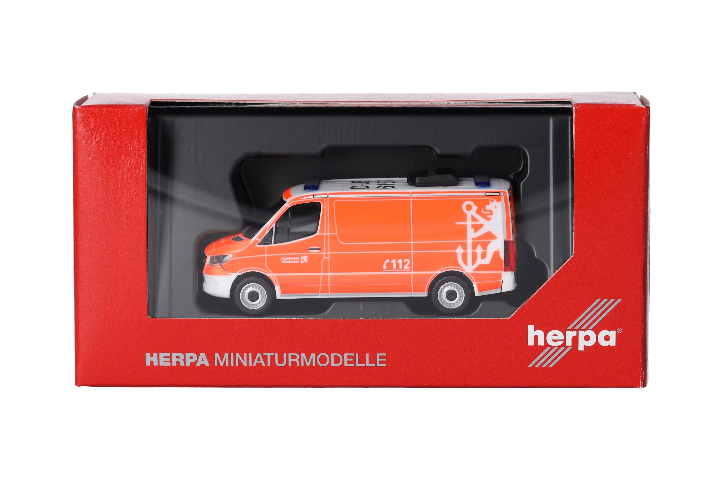 herpa-mercedes-benz-sprinter-18-halbbus-modellauto-feuerwehr-d-sseldorf-1-87 image 5