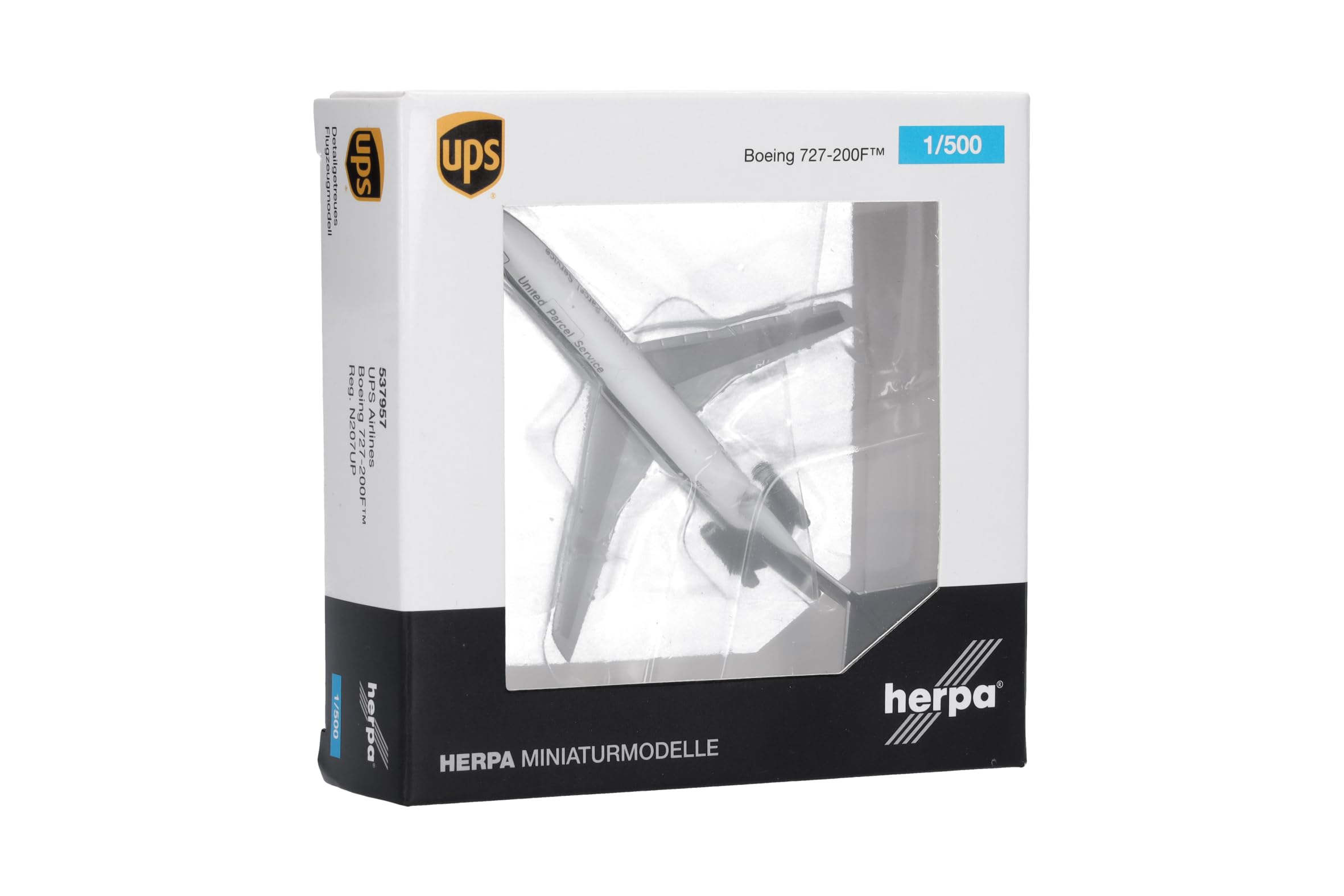 herpa-wings-ups-airlines-boeing-727-200f-flugzeugmodell-1-500-metall image 5