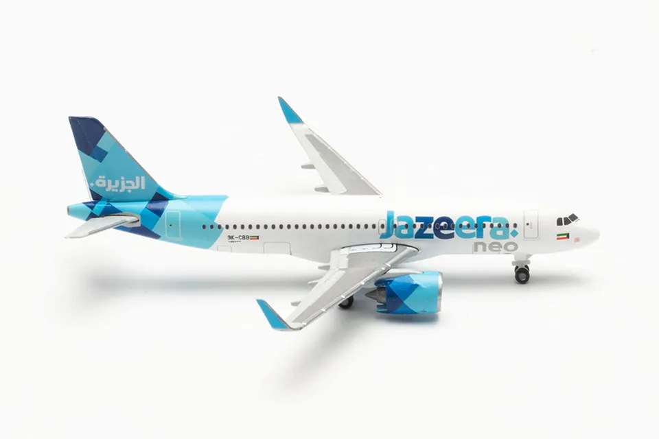herpa-wings-airbus-a320neo-flugzeugmodell-1-500-jazeera image 1