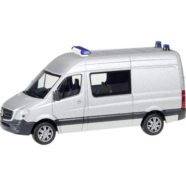 herpa-minikit-012959-mercedes-sprinter-halbbus-modellauto-silber image 1
