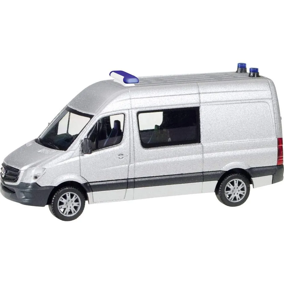 herpa-minikit-012959-mercedes-sprinter-halbbus-modellauto-silber image 1