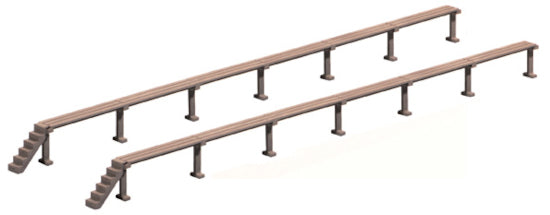 peco-ratio-544-reinigungsbahnsteig-oo-h0-bausatz-500-mm image 1