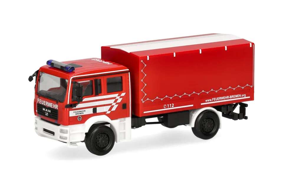 herpa-man-tga-m-dekon-feuerwehr-bremen-lkw-modell-1-87 image 1
