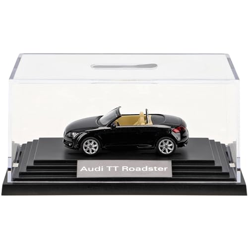herpa-audi-tt-cabrio-roadster-modellauto-schwarz-1-87 image 8