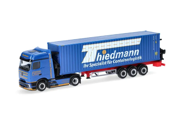 herpa-mercedes-actros-l-procabin-lkw-modell-1-87-thiedmann image 1