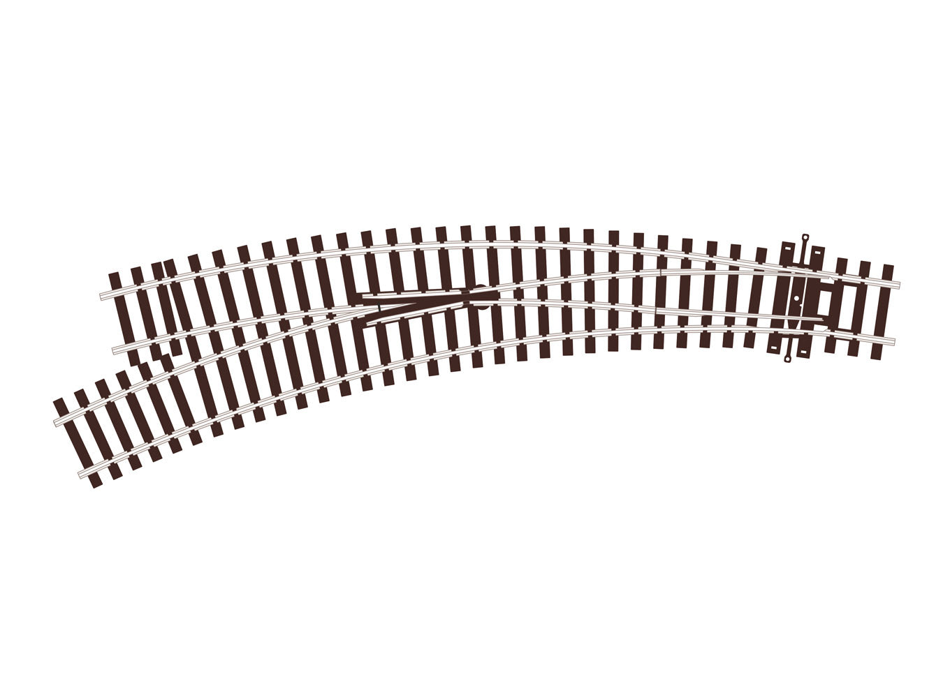 peco-streamline-slu77-bogenweiche-links-code-100-oo-h0 image 1