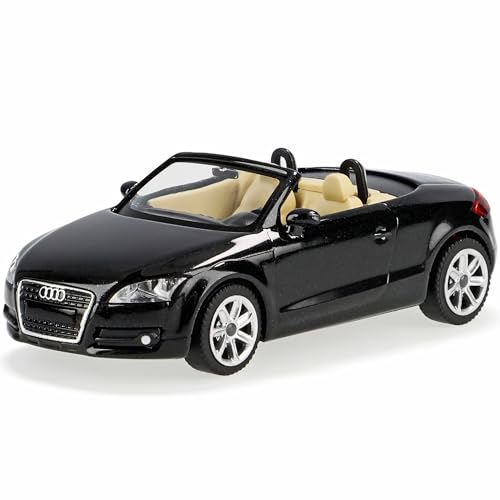 herpa-audi-tt-cabrio-roadster-modellauto-schwarz-1-87 image 7