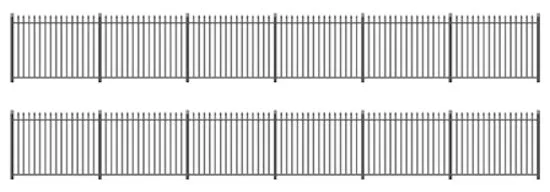 ratio-434-oo-h0-speerzaun-gerade-700-mm-bausatz image 1