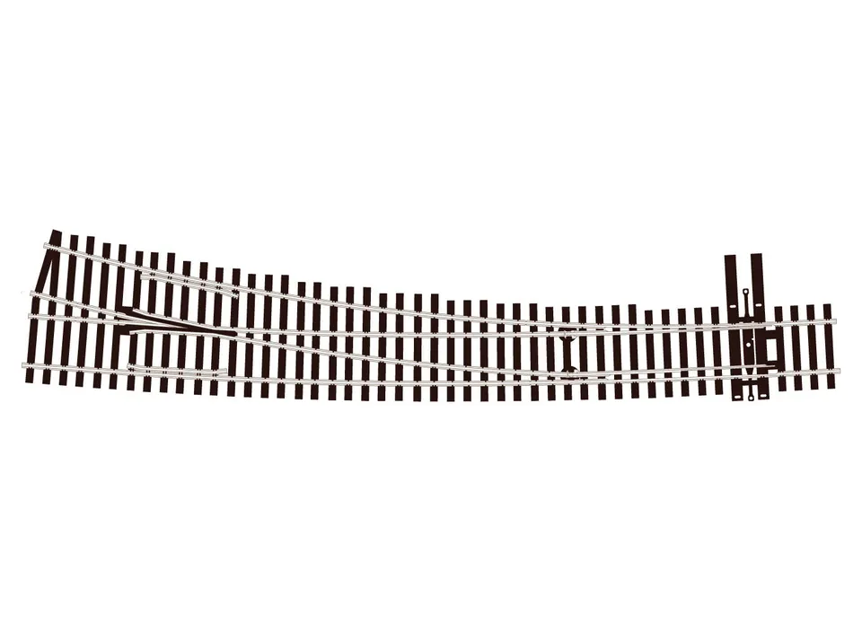 peco-sle8376-bogenweiche-code-83-rechts-ho-electrofrog image 1