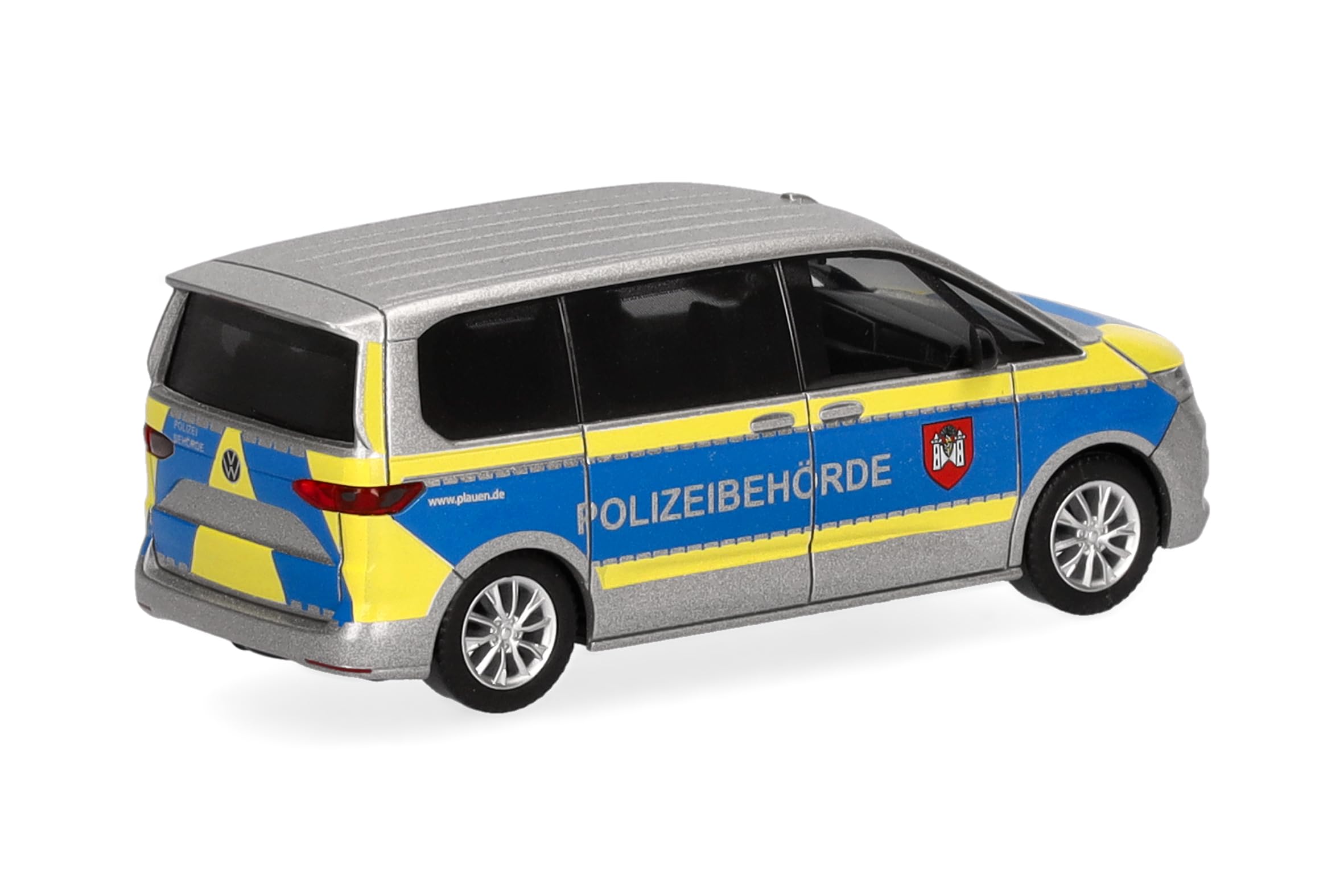 herpa-cars-trucks-vw-multivan-modellauto-polizei-plauen-1-87 image 2