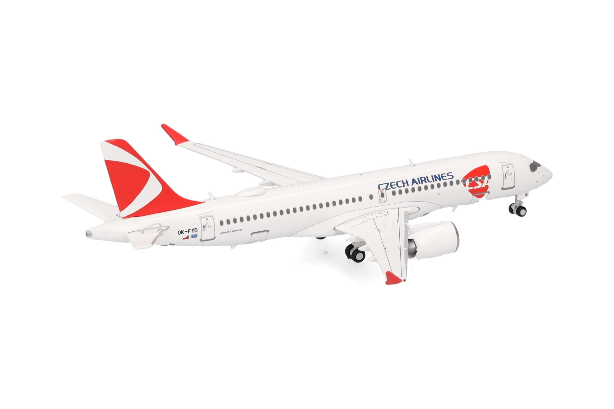 herpa-wings-csa-czech-airbus-a220-300-modellflugzeug-1-400-metall image 3