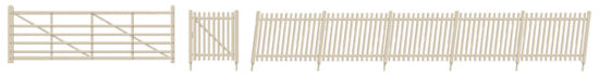 ratio-432a-betonzaun-sr-oo-h0-tore-rampen-bausatz image 1