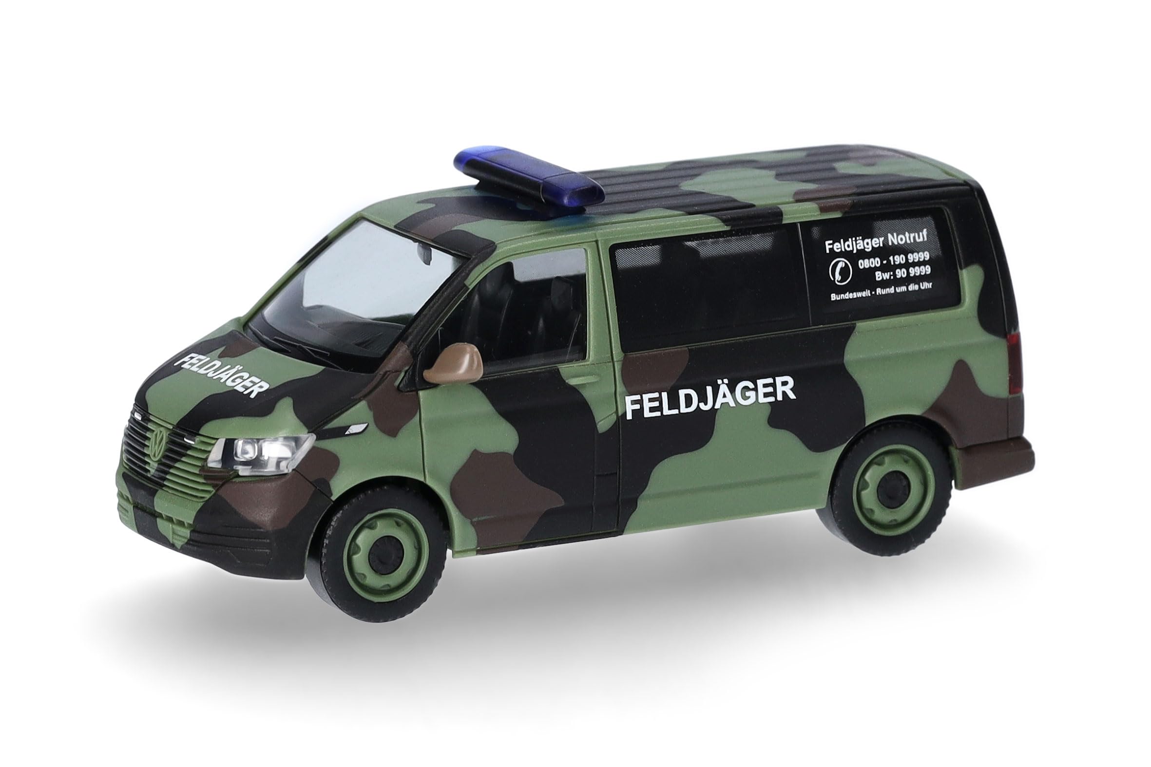 herpa-minitanks-vw-t6-1-bus-feldj-ger-modellauto-1-87-flecktarn image 1